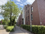 Hausansicht - Moderne 3-Zimmer-Wohnung mit großem Süd-West-Balkon und TG Stellplatz in Uni-Nähe