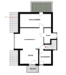 Grundriss - NEUBAU! 2,5-Zimmer-Wohnung mit Balkon UND Garten.