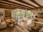 KI Beispielbild Wohnzimmer - Freistehendes Architektenhaus mit Indoor-Pool auf großzügigem Parkgrundstück